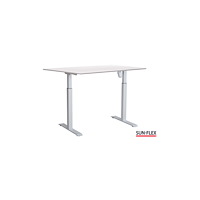 Sun-Flex Bord SUN-FLEX II höj/sänk 140x80 vit/vit