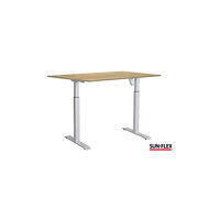 Sun-Flex Bord SUN-FLEX II höj/sänk 160x80 vit/bjö