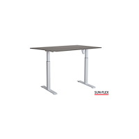 Sun-Flex Bord SUN-FLEX II höj/sänk 120x80 vit/grå