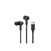 Belkin International Belkin ROCKSTAR Hörlurar Kabel I öra Samtal/musik USB Type-C Svart