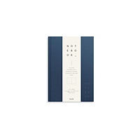 Burde Ant.bok BURDE A5 textil olinj. mörkblå