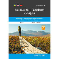 NORSTEDTS Outdoorkartan Saltoluokta Padjelanta Kvikkjokk : Blad 3 Skala 1: 75 000