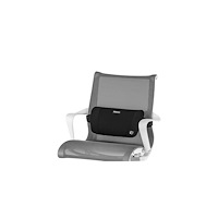 FELLOWES Ryggstöd FELLOWES PlushTouch svart