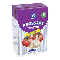 GARANT Krossade Tomater Vitlök 390 g