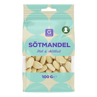GARANT Mandel Skållad Hel 100 g