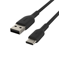 Belkin International Belkin CAB001BT2MBK USB-kablar 2 m USB A USB C Svart