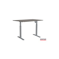 Sun-Flex Bord SUN-FLEX II höj/sänk 120x80 grå/grå