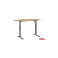 Sun-Flex Bord SUN-FLEX II höj/sänk 160x80 grå/bjö