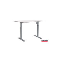 Sun-Flex Bord SUN-FLEX II höj/sänk 140x80 grå/vit