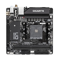 Gigabyte Technology Gigabyte A520I AC moderkort AMD A520 Uttag AM4 Mini-ITX
