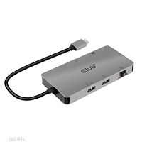 Club 3D Club 3D - dockningsstation - USB-C 3.2 Gen 1 / Thunderbolt 3 - HDMI - 1GbE