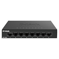 D-Link D-Link DGS-108GL nätverksswitchar Ohanterad Gigabit Ethernet (10/100/1000) Svart