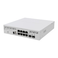 MikroTik Mikrotik CRS310-8G+2S+IN: L3 Smart Switch hanterad 2.5G Ethernet (100/1000/2500) Strömförsörjning via Ethernet (PoE) stö...