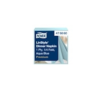 TORK Servett TORK LinStyle Middag aqua 50/fp