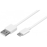 Goobay Goobay 59130 USB-kablar 2 m USB 2.0 USB A USB C Vit