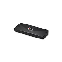 Club 3D Club 3D SenseVision USB 3.0 4K Docking Station - dockningsstation - USB - DVI, HDMI, DP - 1GbE