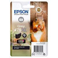EPSON Epson Squirrel Singlepack Grey 478XL Claria Photo HD Ink