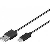 Goobay Goobay 59124 USB-kablar 3 m USB 2.0 USB A USB C Svart
