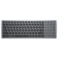 DELL DELL KB740 tangentbord Trådlös RF + Bluetooth QWERTY Nordic Grå, Svart