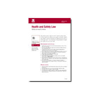 HSE Books Health and safety law: what you should know foldable pocket cards (pack of 25) (häftad, eng)