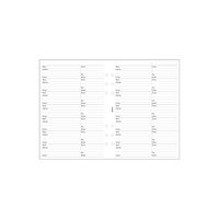 Filofax Filofax A5 Name, address, email, telephone, fax, mobile refill