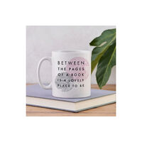 BOOKISHLY Literary Mug - "Between The Pages" - Marble Design