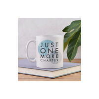 BOOKISHLY Literary Mug - "Just One More Chapter" - Marble Design