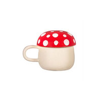 SASS & BELLE Sass & Belle Red Mushroom Mug with Lid