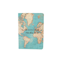 SASS & BELLE Sass & Belle Vintage Map Big Ideas Pocket Notebook