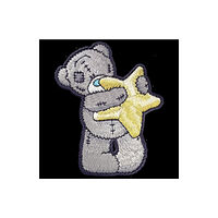 Pawprint Family Tatty Teddy with Star Sew On Patch
