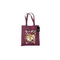Pyramid International Vincent Trinidad (Kawaii Ramen) Maroon Tote Bag