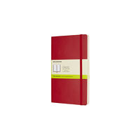 Moleskine Moleskine Scarlet Red Large Plain Notebook Soft