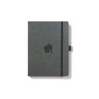 DINGBATS Dingbats A4+ Wildlife Grey Elephant Notebook - Lined