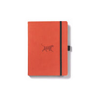DINGBATS Dingbats A5+ Wildlife Orange Tiger Notebook - Dotted