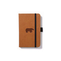 DINGBATS Dingbats A6 Pocket Wildlife Brown Bear Notebook - Dotted