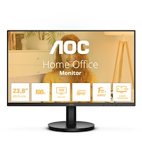 AOC AOC 24B3HMA2 platta pc-skärmar 60,5 cm (23.8") 1920 x 1080 pixlar Full HD LED Svart