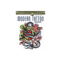 Dover publications inc. Creative Haven Modern Tattoo Designs Coloring Book (häftad, eng)