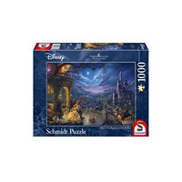 Asmodee Disney - Beauty and the Beast Dancing in the Moonlight by Thomas Kinkade 1000 Piece Schmidt Puzzle