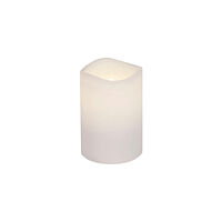 STAR TRADING Blockljus STAR T Paul LED 11,5cm vit