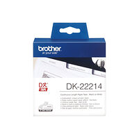 Brother Brother DK-22214 - termiskt papper - Rulle (1,2 cm x 30,5 m)