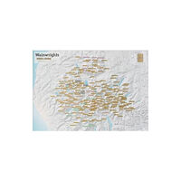 Maps International Ltd Wainwright Summits Collect and Scratch Print