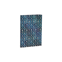 paperblanks Blue Velvet Midi Lined Journal (Elastic Band Closure) (inbunden, eng)