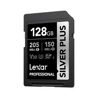 LEXAR Lexar SDXC Professional SILVER Plus 1066x UHS-I/U3/A2/4K R205/W150 (V30) 128GB