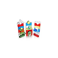 No Brand Transparent blockset med aktivitestkort