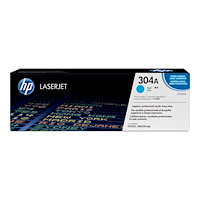 Hewlett-Packard HP 304A - cyan - original - LaserJet - tonerkassett (CC531A)