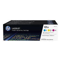 Hewlett-Packard HP 131A - 3-pack - gul, cyan, magenta - original - LaserJet - tonerkassett (U0SL1AM)