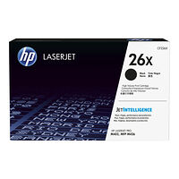 Hewlett-Packard HP 26X - Lång livslängd - svart - original - LaserJet - tonerkassett (CF226X)