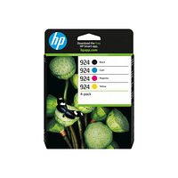 Hewlett-Packard HP 924 - 4-pack - cyan, magenta, gul, svart - original - bläckpatron