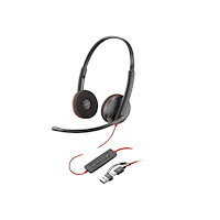 Hewlett-Packard HP Poly Blackwire 3220 - headset - USB-C