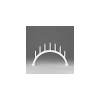 KONSTSMIDE Elljusstake 7 ljus 59x38,5cm trä vit